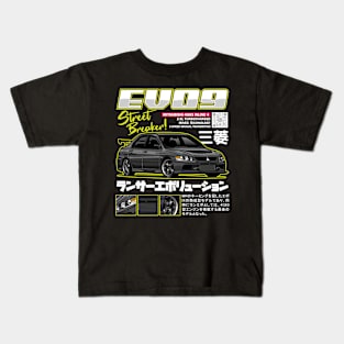 Lancer Evolution 9 Kids T-Shirt